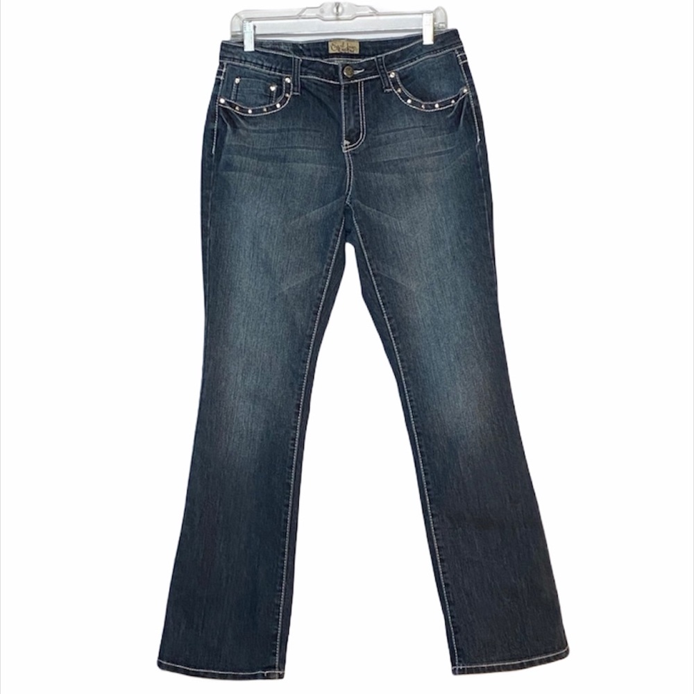 Earl Jeans with crystals on pockets size 8